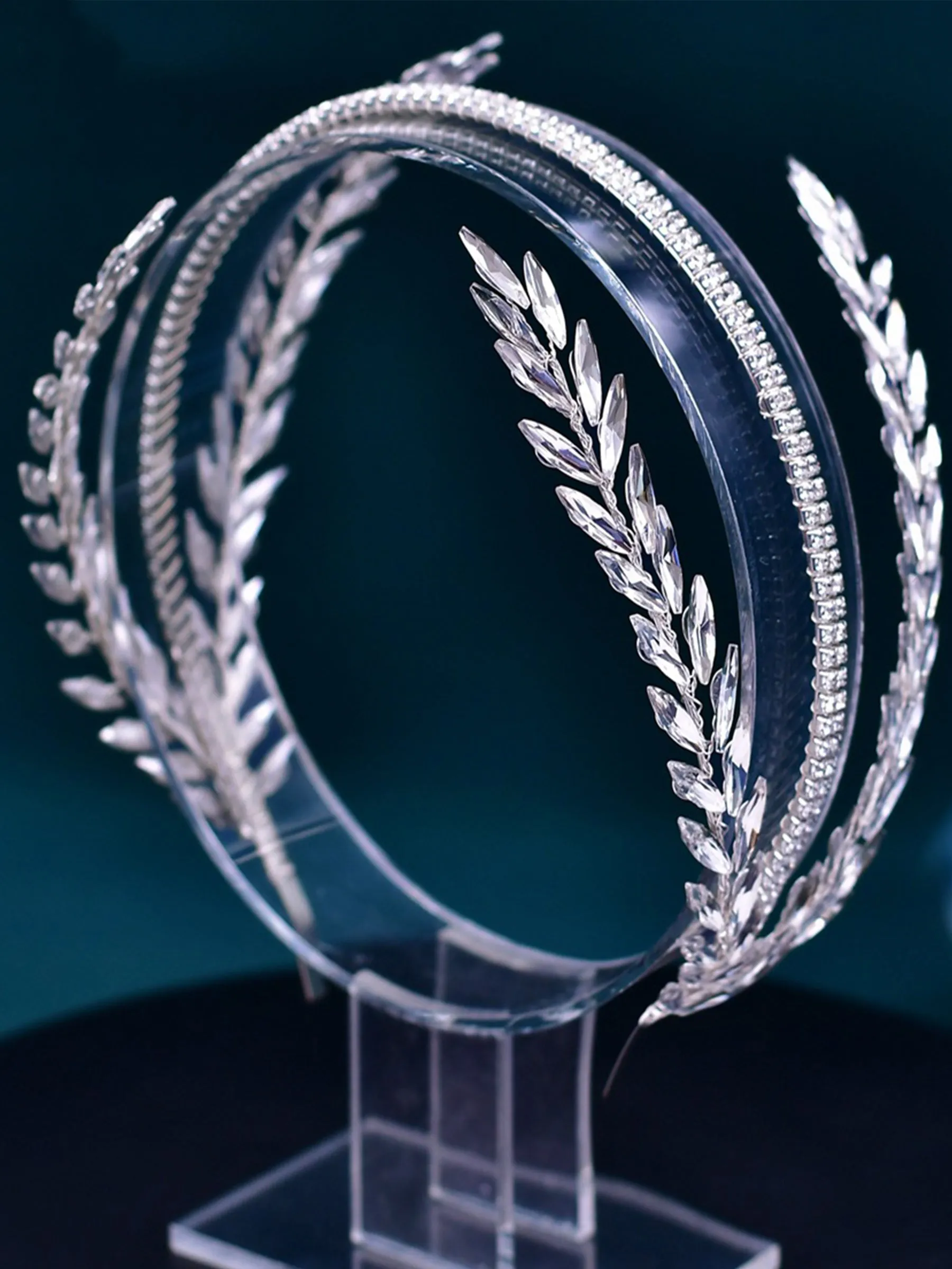 Bridal Headwear Simple Wedding Jewelry Rhinestone Headband Accessories for Women, HP528 sold by ChicSew product image thumbnail 3