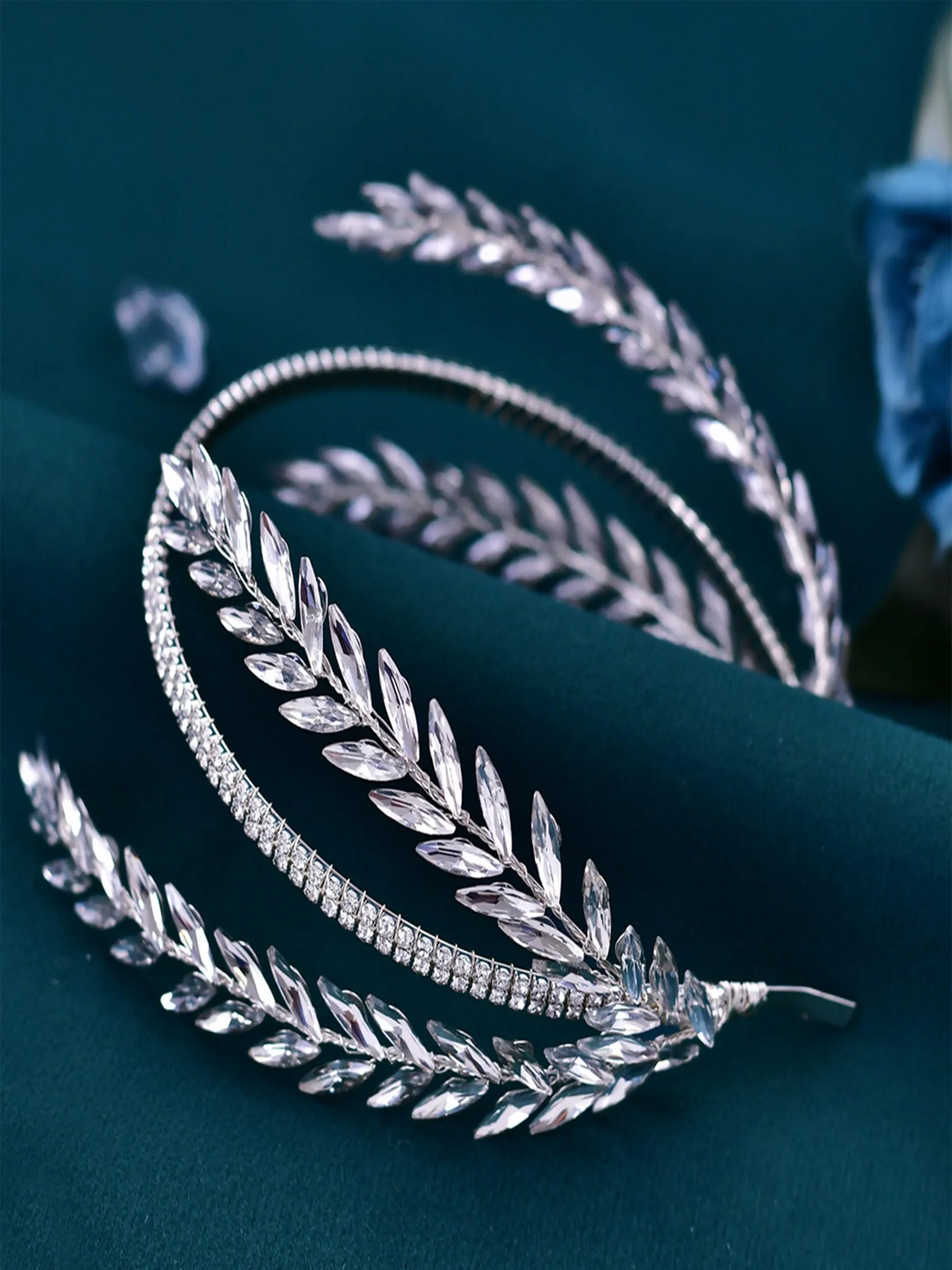 Bridal Headwear Simple Wedding Jewelry Rhinestone Headband Accessories for Women, HP528 sold by ChicSew product image thumbnail 4