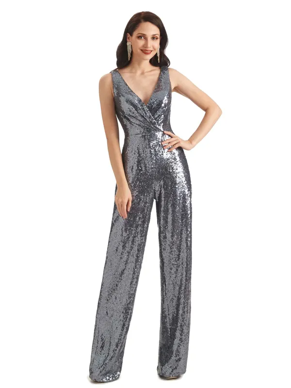 Sparkly Sequin Pant Suit Mother of The Bride sold by ChicSew