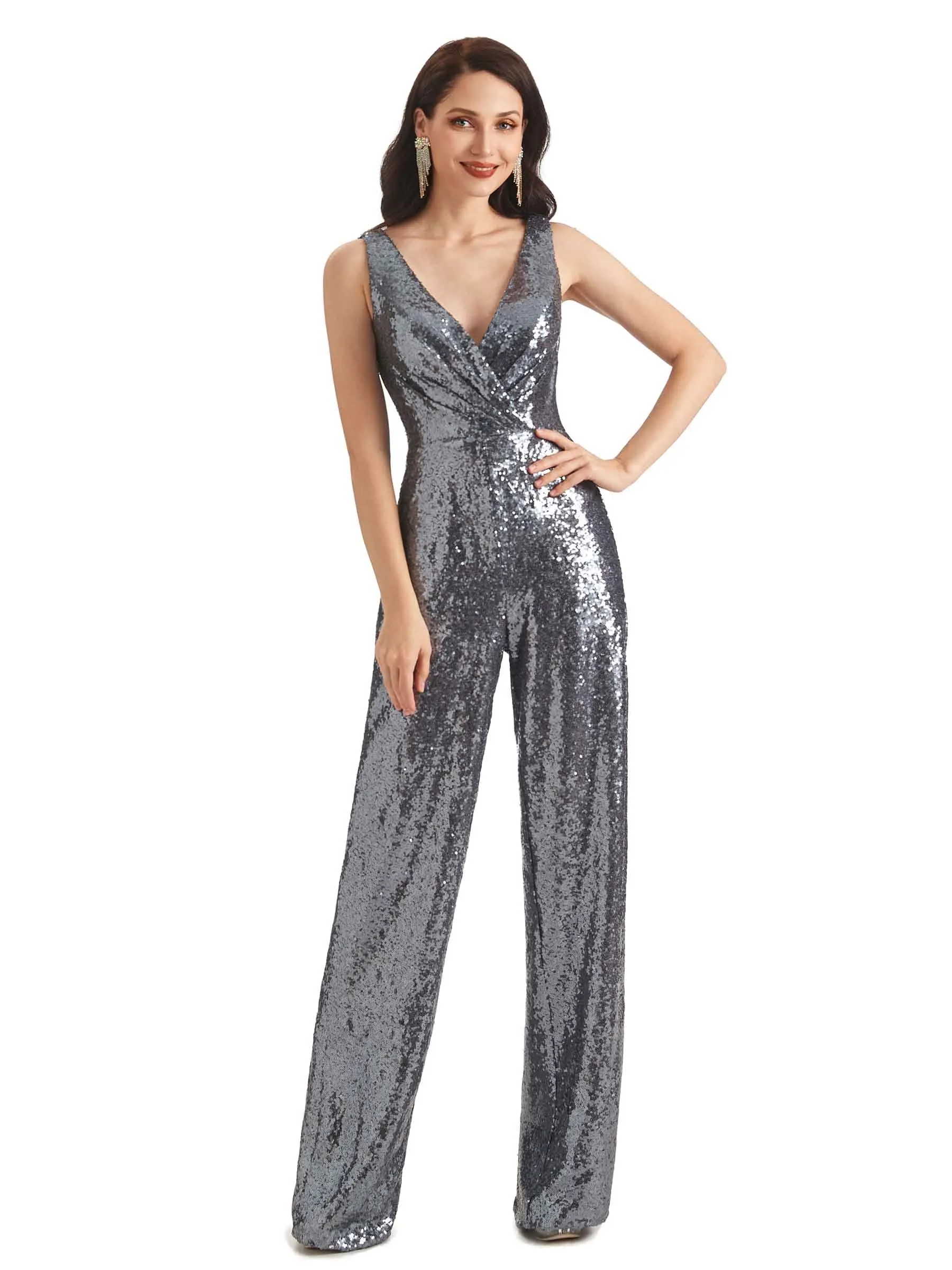 Sparkly Sequin Pant Suit Mother of The Bride sold by ChicSew