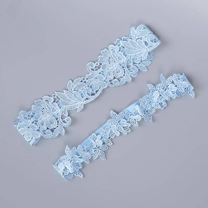 Bridal Wedding Garter/Bridal lace garter/Wedding accessories/ Elastic leg ring sold by ChicSew product image thumbnail 3