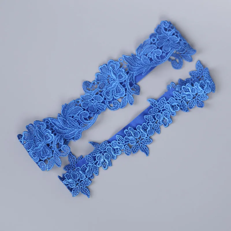 Bridal Wedding Garter/Bridal lace garter/Wedding accessories/ Elastic leg ring sold by ChicSew product image thumbnail 4