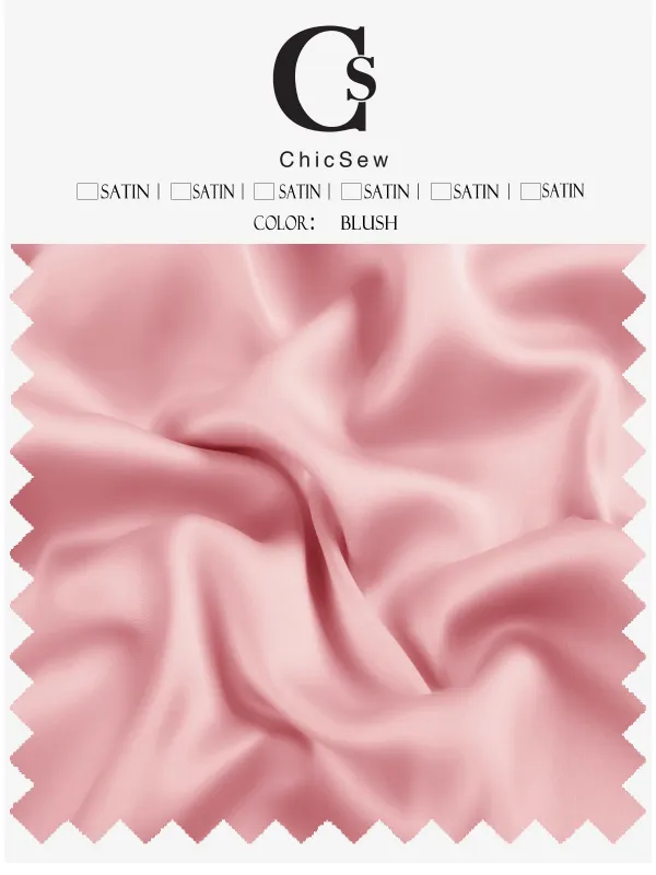 Soft Satin Fabric Swatch sold by ChicSew