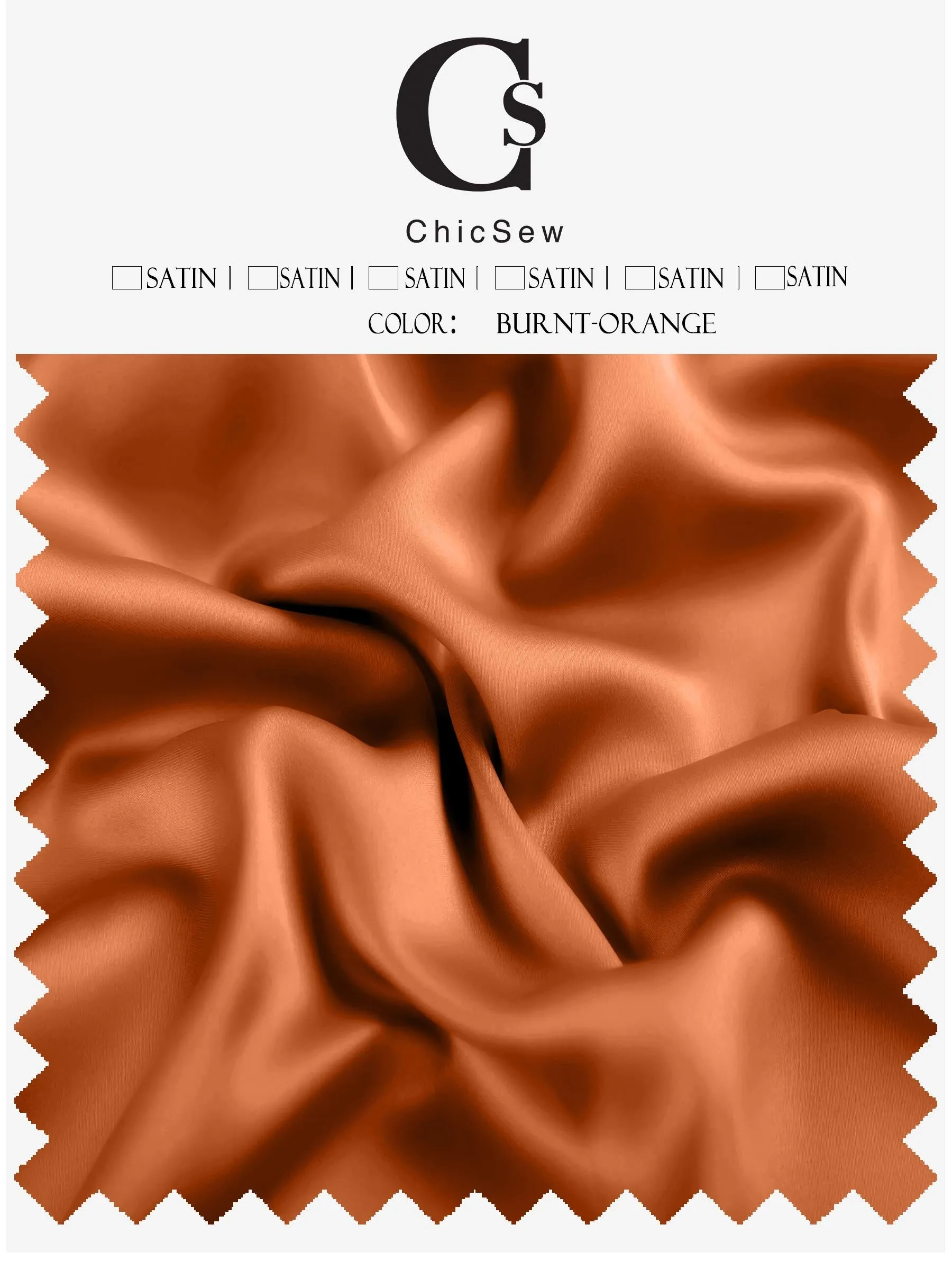 Soft Satin Fabric Swatch sold by ChicSew product image thumbnail 2