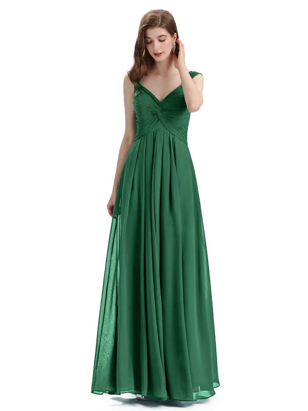 Elegant A-line Sleeveless Chiffon Bridesmaid Dresses made by ChicSew