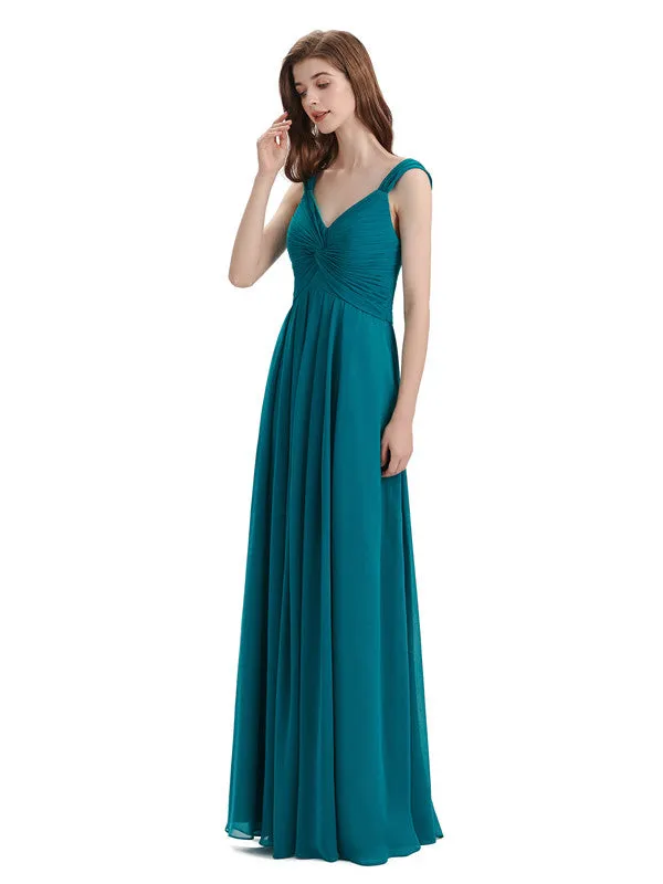 Elegant A-line Sleeveless Chiffon Bridesmaid Dresses sold by ChicSew product image thumbnail 5