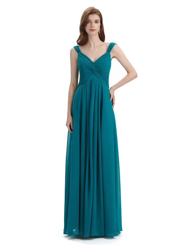 Elegant A-line Sleeveless Chiffon Bridesmaid Dresses sold by ChicSew product image thumbnail 3