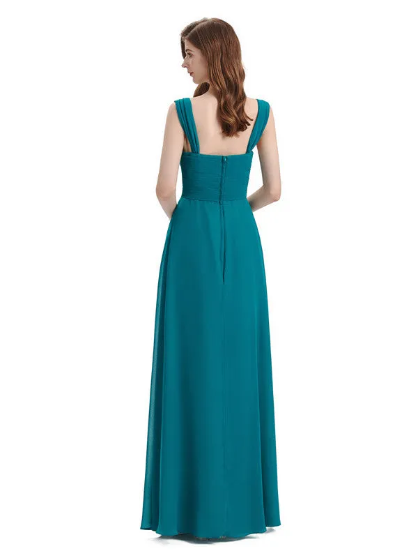 Elegant A-line Sleeveless Chiffon Bridesmaid Dresses sold by ChicSew product image thumbnail 4
