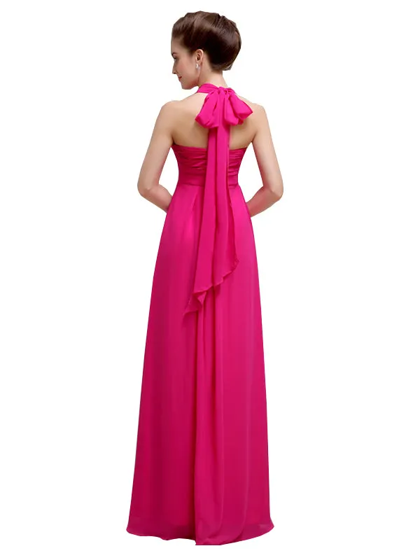 Elegant Sweetheart Halter Long Bridesmaid Dresses sold by ChicSew product image thumbnail 2