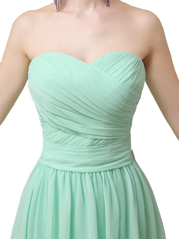 Elegant SweetHeart A-line Knee-Length Short Bridesmaid Dresses sold by ChicSew product image thumbnail 2