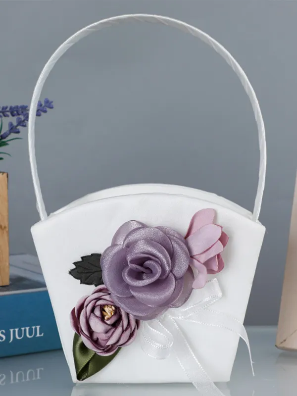 Artificial Flower Decoration Small Flower Basket, LH-5813 sold by ChicSew