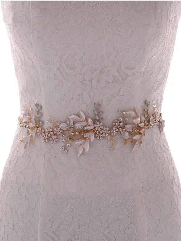 Sparkly Luxury Beaded Brides Sash For Wedding,Party Prom,SH278 sold by ChicSew