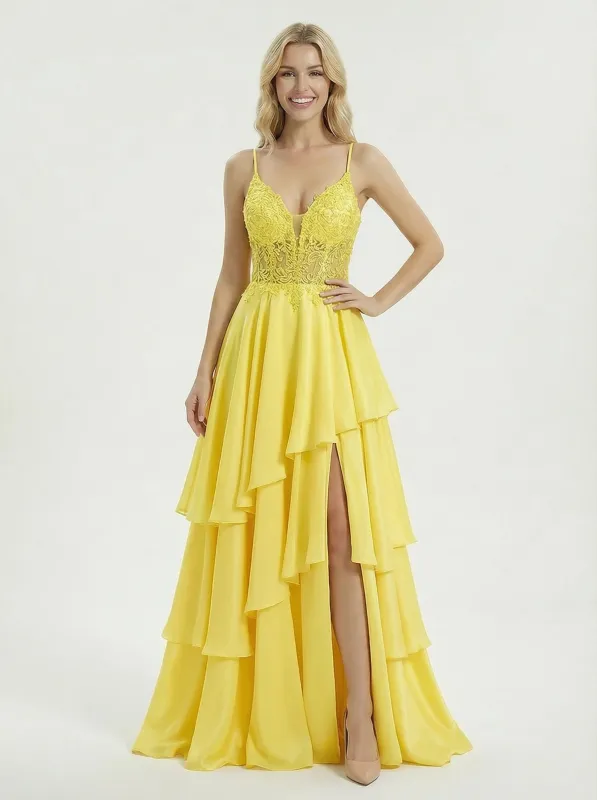 Sexy Cut Out Lace A-line Gown Corset Party Prom Dress sold by ChicSew