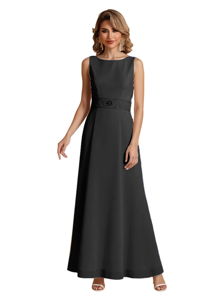 Elegant Sleeveless Jewel Chiffon A-Line Mother of The Bride Dresses sold by ChicSew product image thumbnail 3