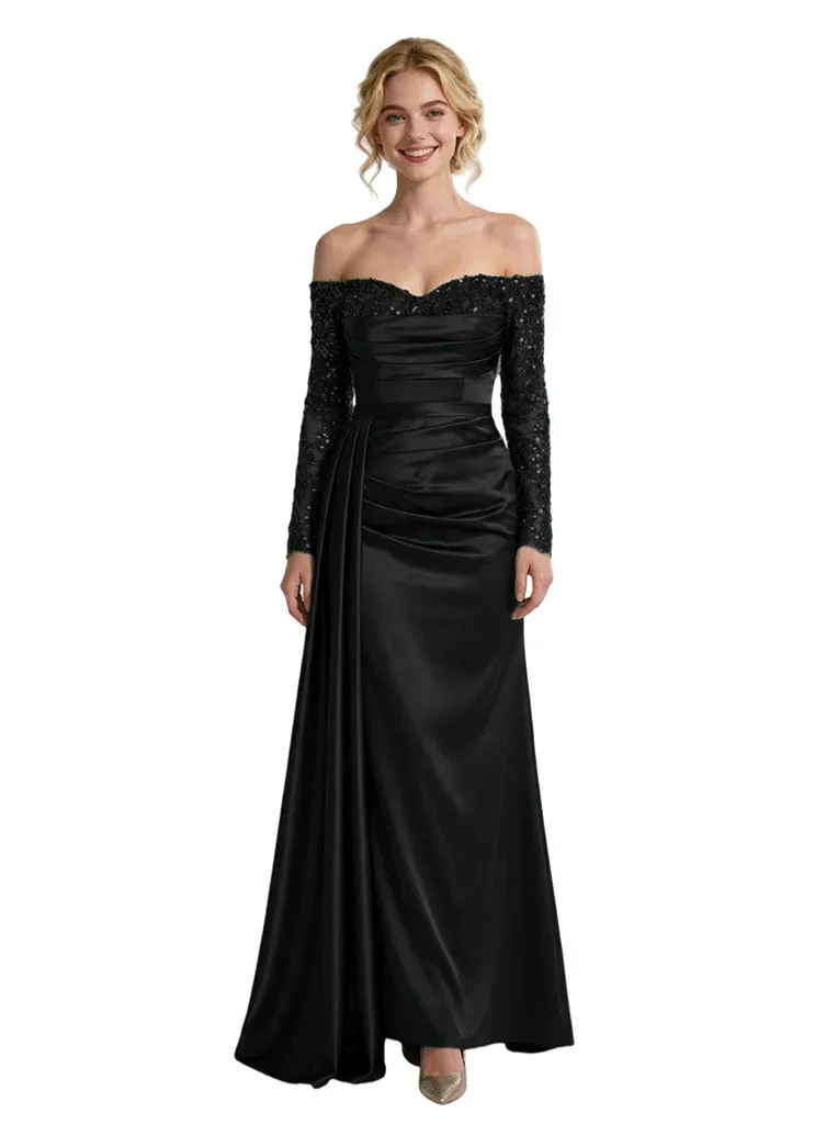 Glamorous One Shoulder Mermaid Satin Prom Dress With Ballgown Silhouette sold by ChicSew product image thumbnail 4