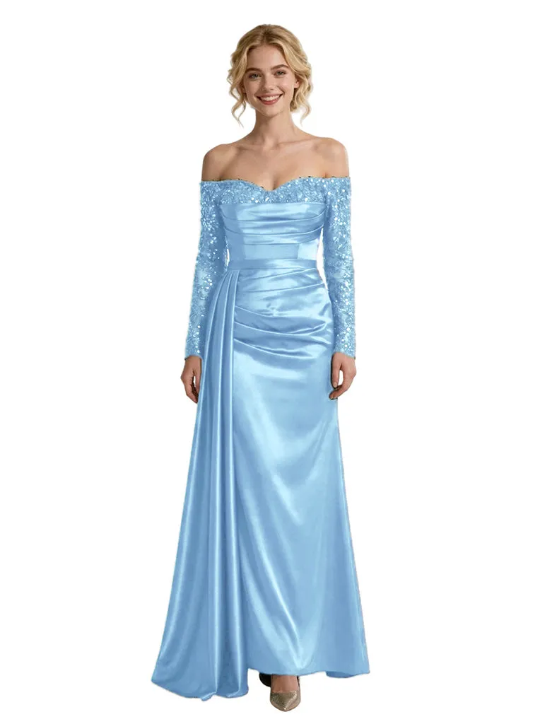 Glamorous One Shoulder Mermaid Satin Prom Dress With Ballgown Silhouette sold by ChicSew product image thumbnail 5