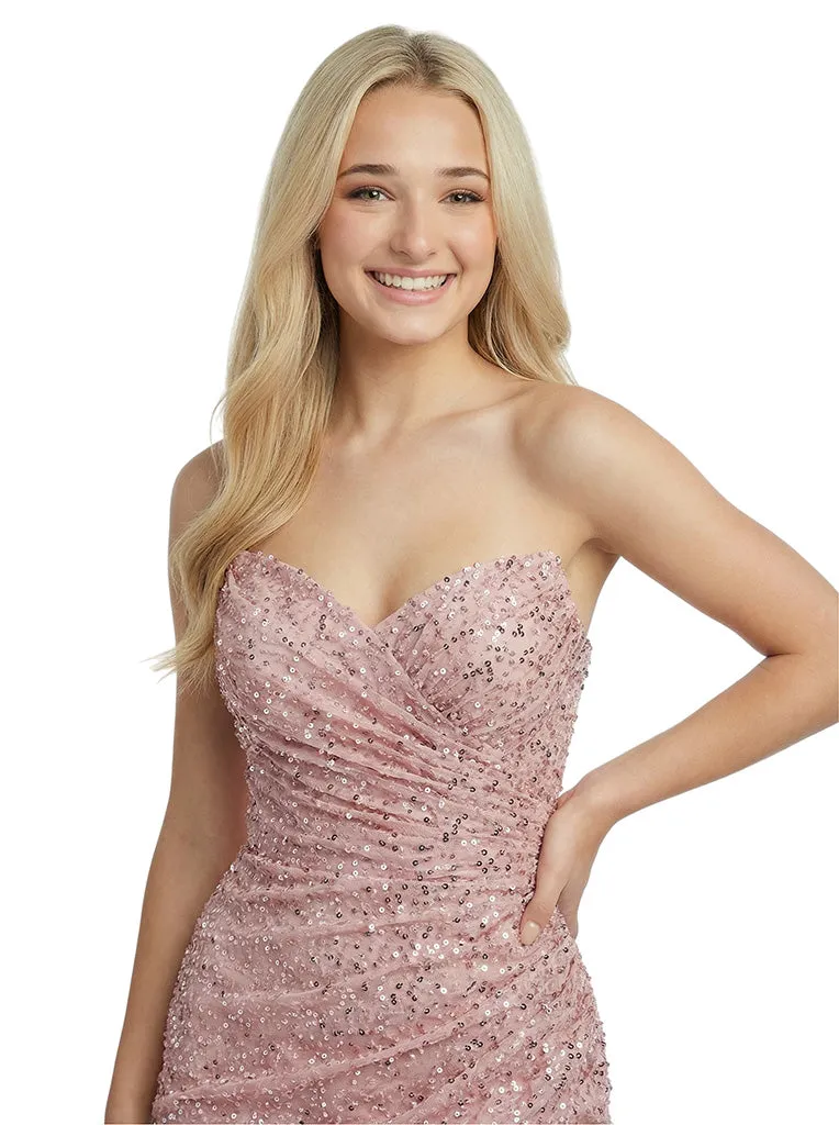 Sexy Sequin Off-Shoulder Side Slit Mermaid Party Prom Dresses sold by ChicSew product image thumbnail 2