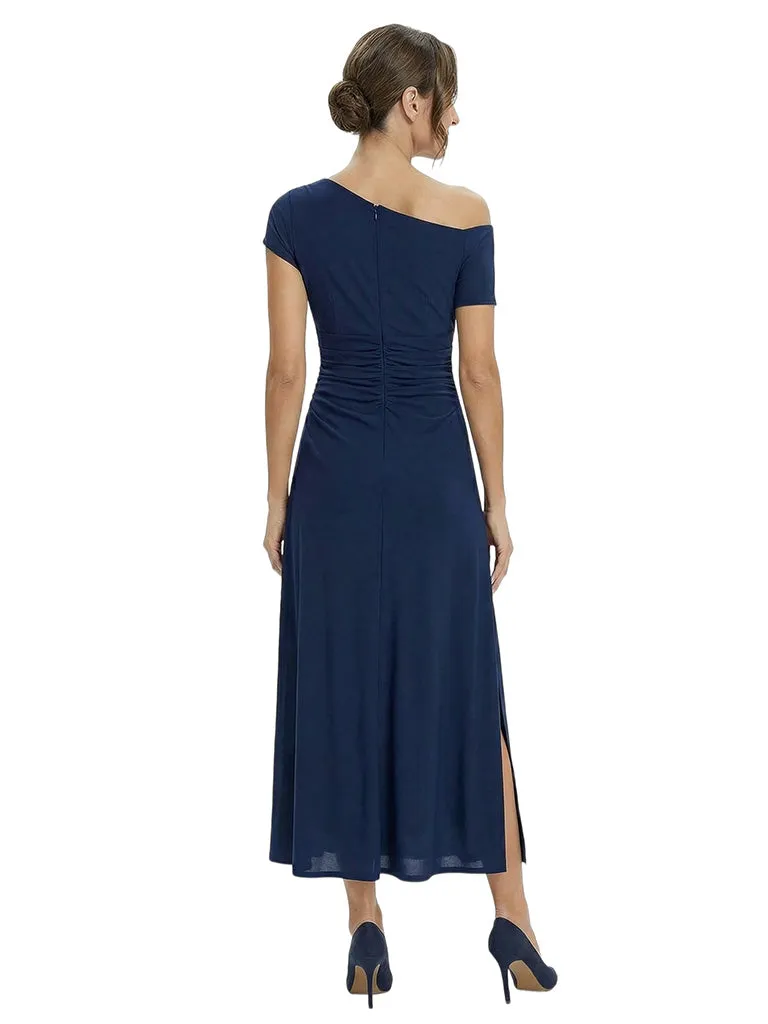 Chicsew Classy One Shoulder Side Slit A-Line Chiffon Mother of The Bride Dress sold by ChicSew product image thumbnail 3