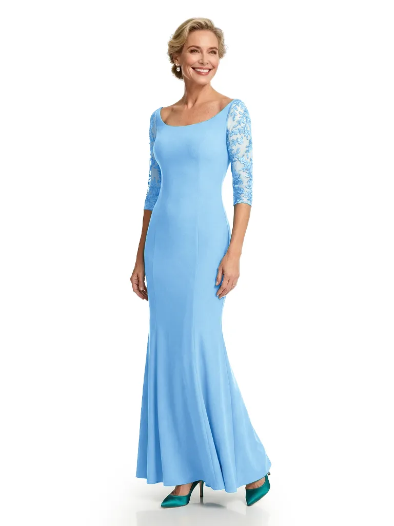 Chicsew Beautiful Lace Half Sleeves Mother Of The Groom Dress Mermaid Wedding Gown sold by ChicSew product image thumbnail 5