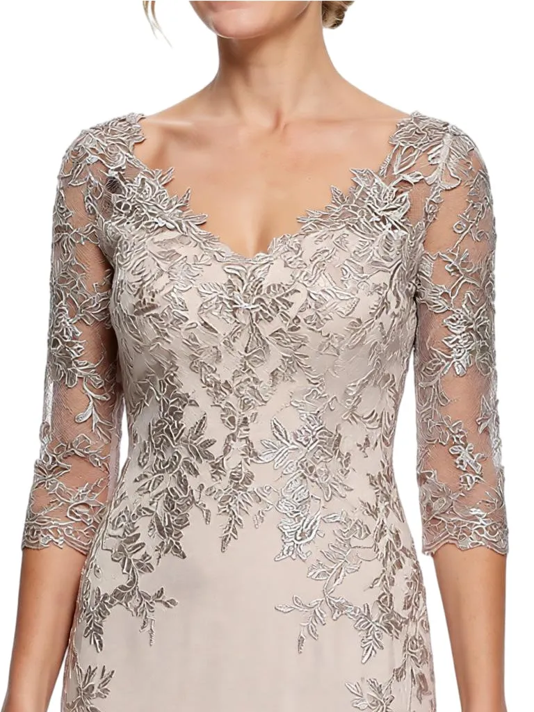 Chicsew Stunning Lace 3/4 Sleeve Mermaid Chiffon Mother of The Bride Gown sold by ChicSew product image thumbnail 2