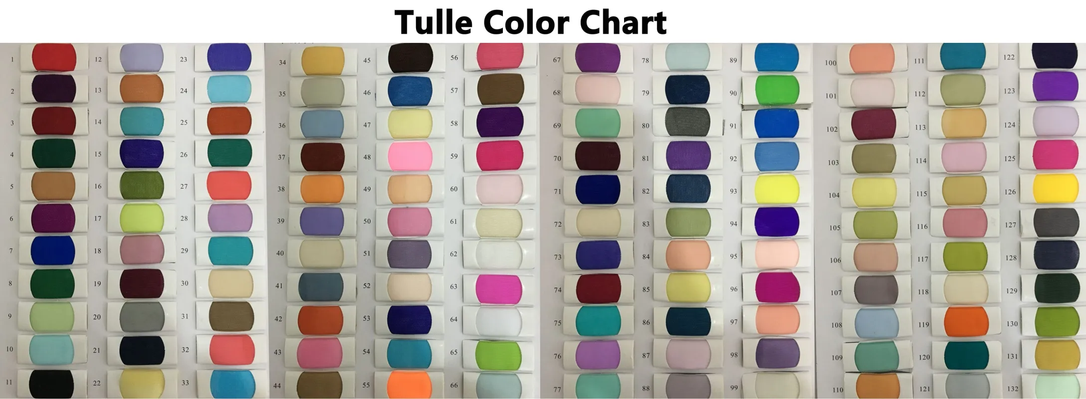 Tulle Fabric Swatch sold by ChicSew