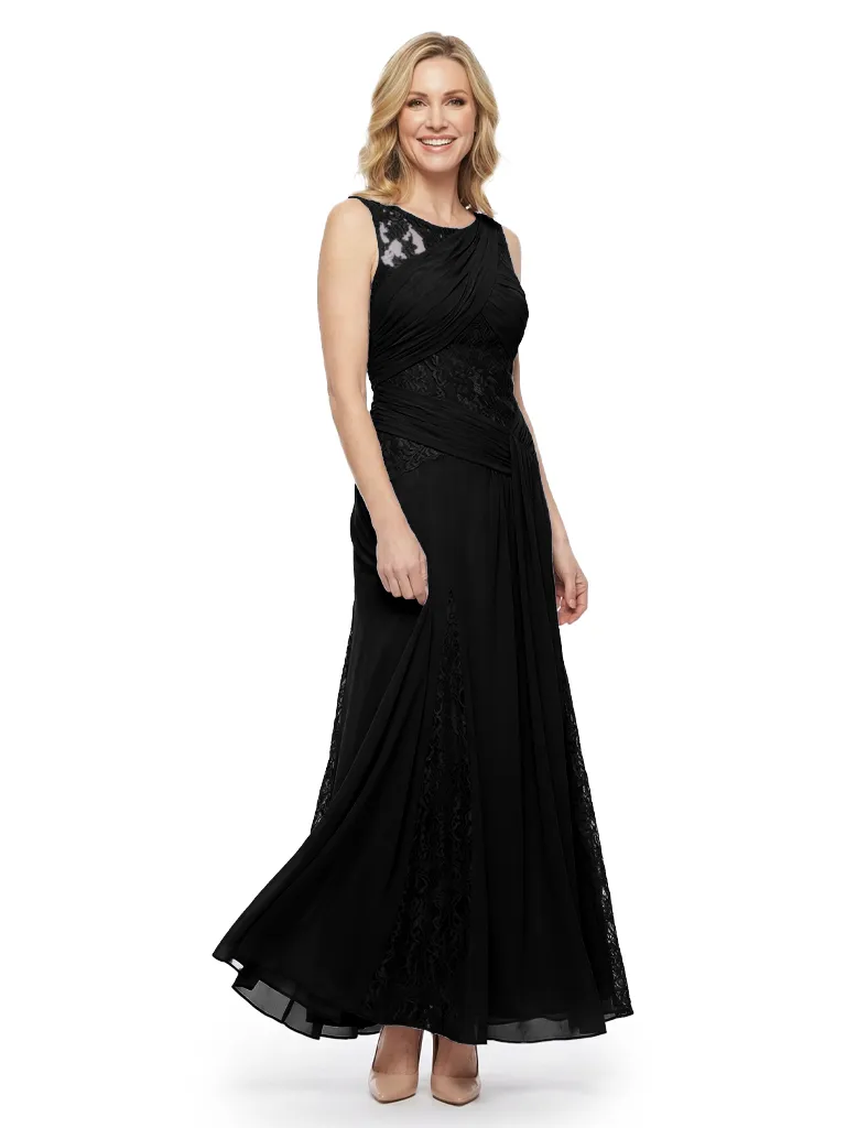 Beautiful Sleeveless Lace Chiffon Maxi Gown Chic Mother of The Bride Dresses sold by ChicSew product image thumbnail 3