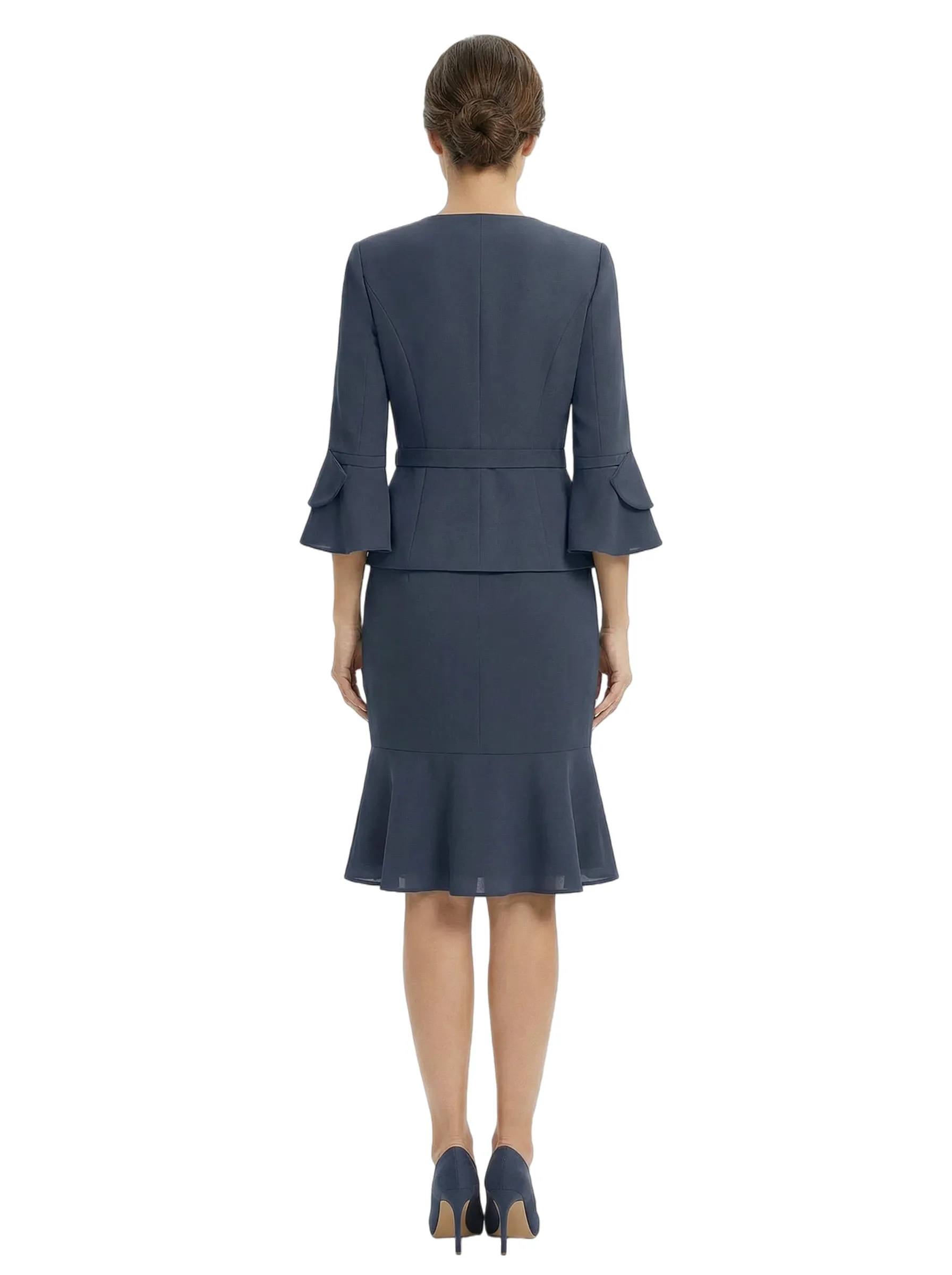 Elegant Modern Mother Of The Bride Dress With Lace Mermaid Knee Length Gown sold by ChicSew product image thumbnail 3