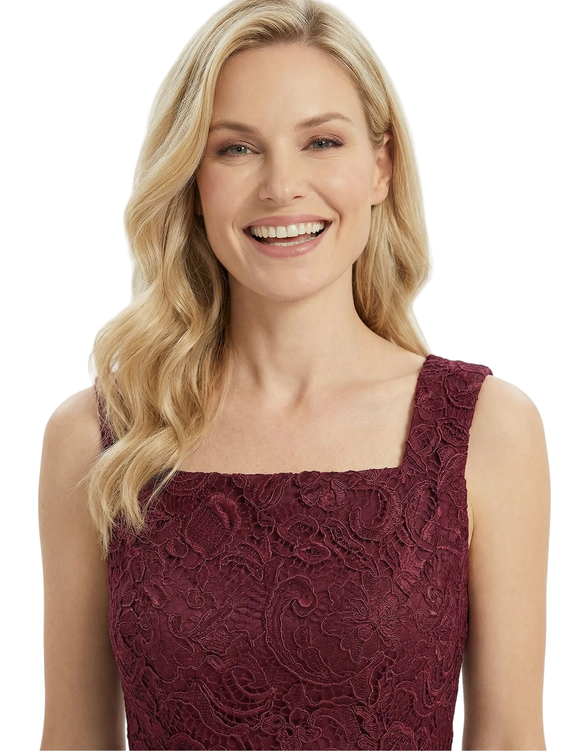 Classy Mother Of The Bride Pantsuit Lace Top Wide Leg Jumpsuit Wedding Guest sold by ChicSew product image thumbnail 3