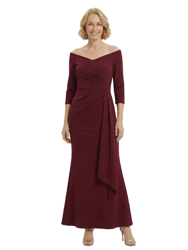 Sexy Crepe V-Neck Half Sleeves Mother Of The Groom Dress Mermaid Fishtail Evening Gown sold by ChicSew