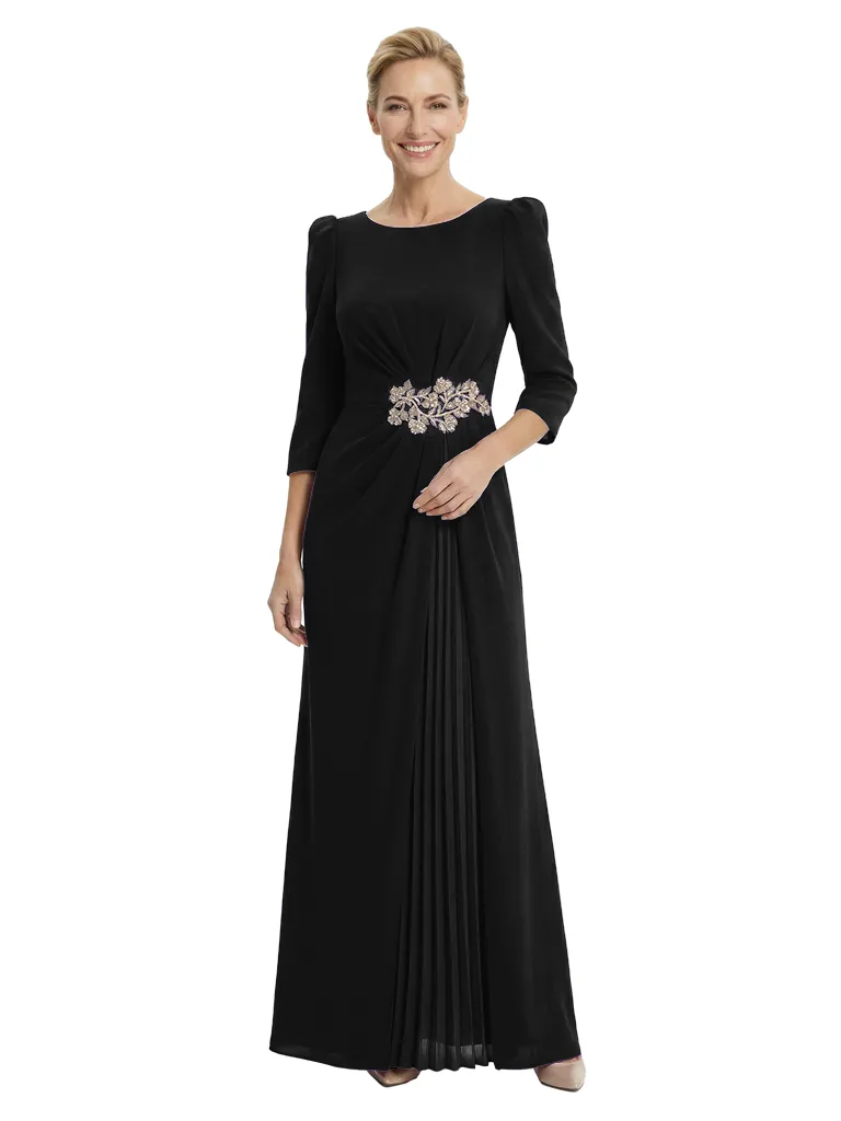 Chicsew Elegant Chiffon Scoop 3/4 Sleeve A-Line Chiffon Mother Of The Bride Gowns sold by ChicSew product image thumbnail 4