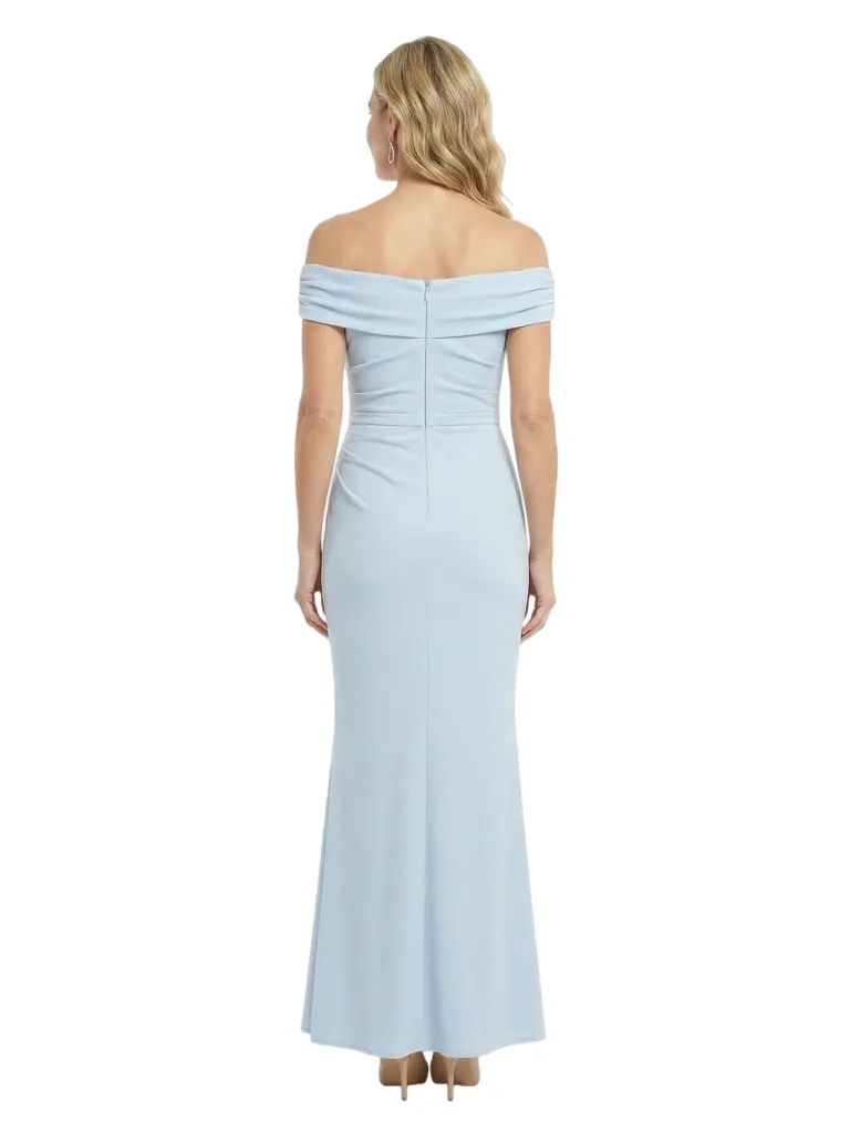 Chicsew Modern Off Shoulder Crepe Ankle-Length Mermaid Mother Of The Groom Dress sold by ChicSew product image thumbnail 3