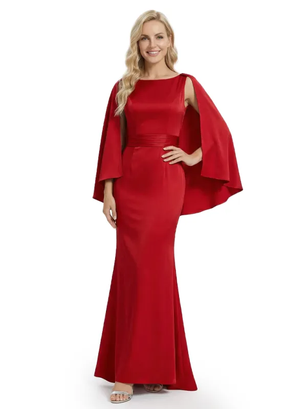 Chicsew Elegant Satin Jewel Mermaid Mother Of The Groom Gowns sold by ChicSew