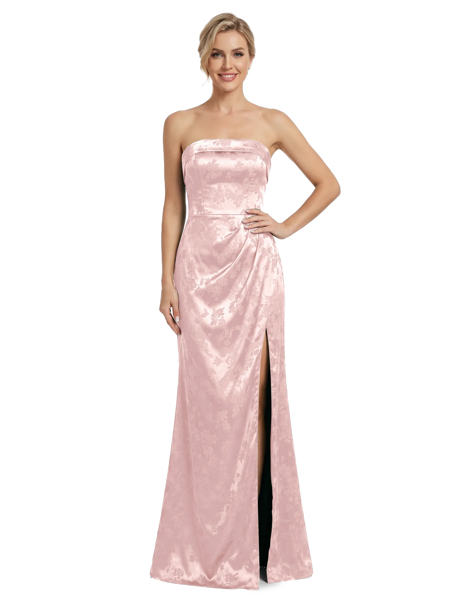 ChicSew Formal Dresses For Women Elegant Jacquard Satin Sweetheart Mermaid Long Formal Evening Dresses sold by ChicSew product image thumbnail 4