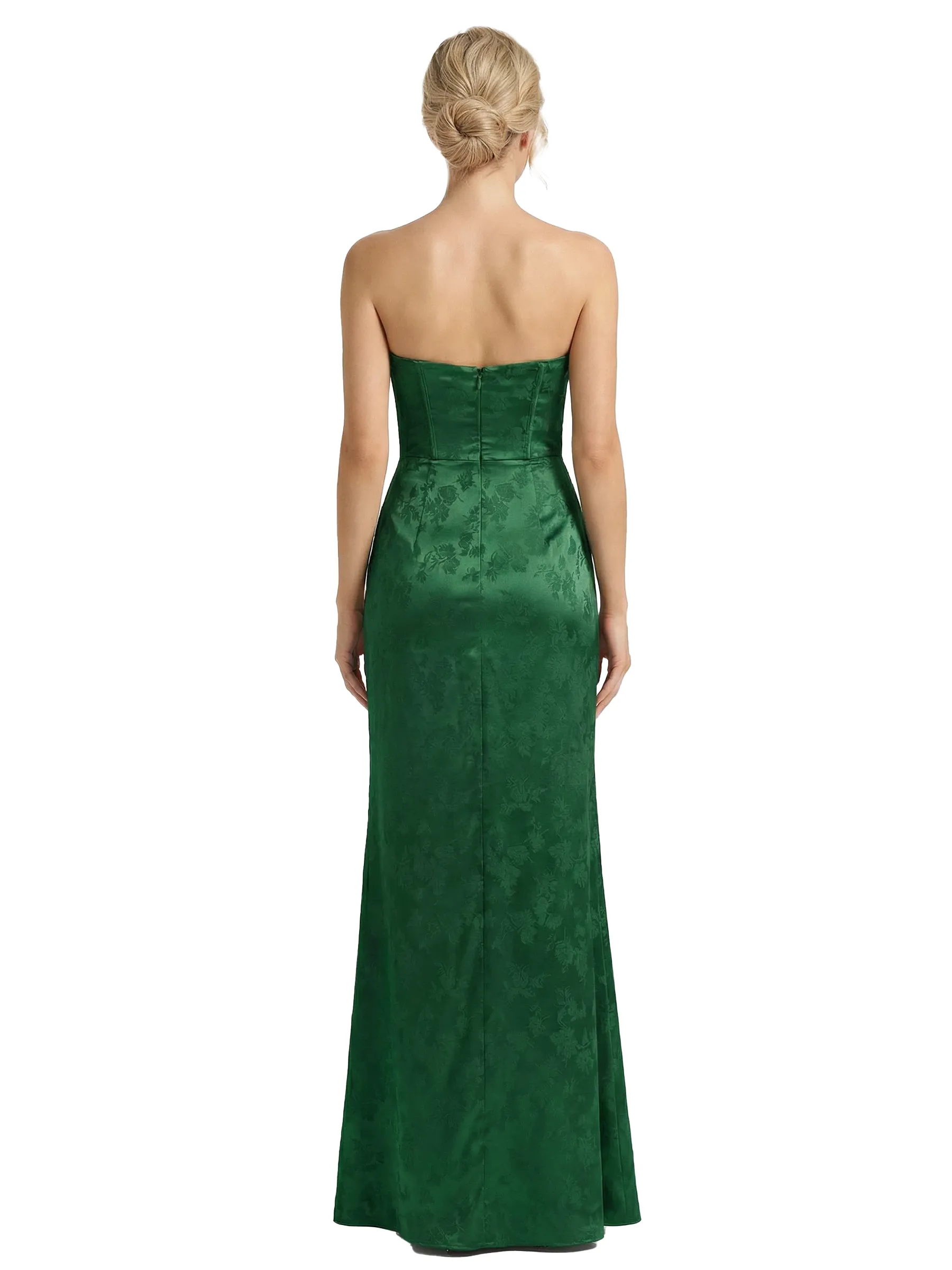 ChicSew Formal Dresses For Women Elegant Jacquard Satin Sweetheart Mermaid Long Formal Evening Dresses sold by ChicSew product image thumbnail 2