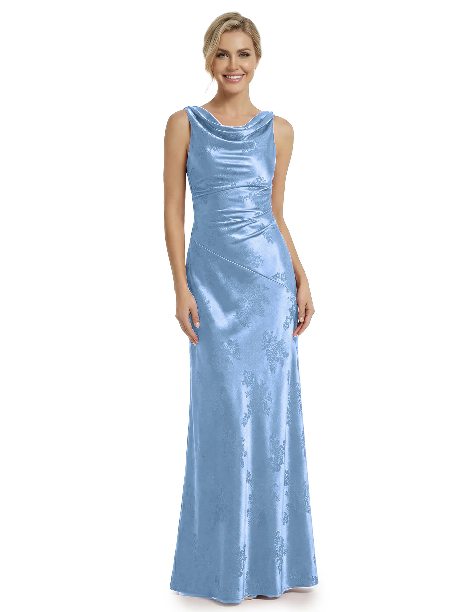 ChicSew Formal Dresses For Women Elegant Jacquard Satin Mermaid Long Formal Evening Dresses sold by ChicSew product image thumbnail 3