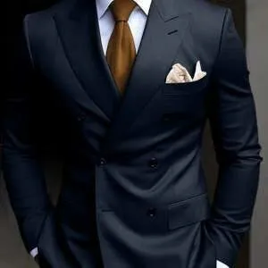 Casual Men's 2 Pieces Mens Suit Regular Fit Notch Lapel Tuxedos (Blazer+Pants) sold by ChicSew product image thumbnail 3