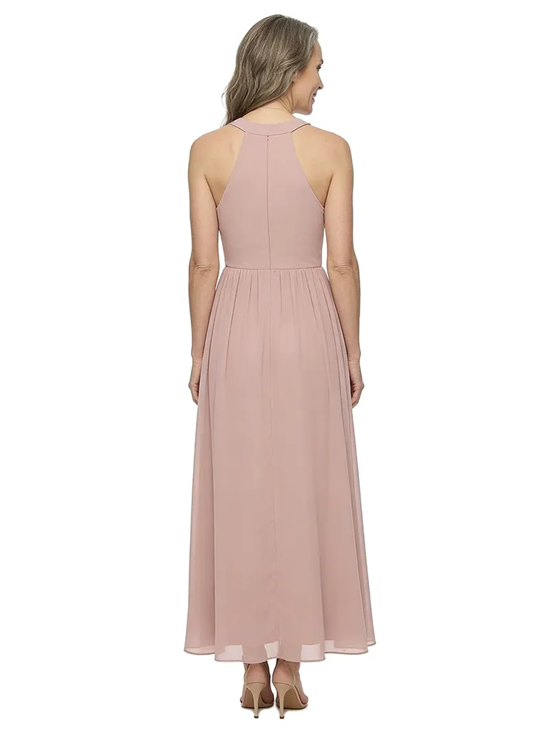 ChicSew Stylish Halter Sleeveless A-Line Chiffon Mother Of The Groom Gown With Pleats sold by ChicSew product image thumbnail 3