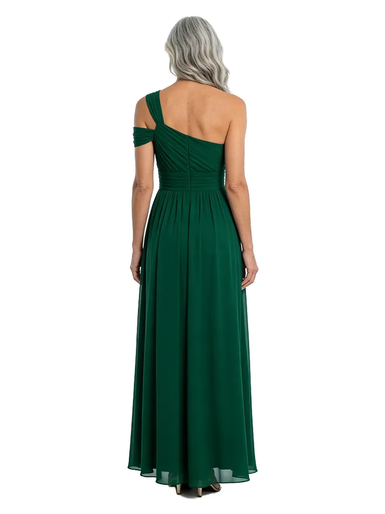 ChicSew One Shoulder Floor Length Chiffon A-Line Formal Evening Party Dresses For Mother Of The Bride sold by ChicSew product image thumbnail 3