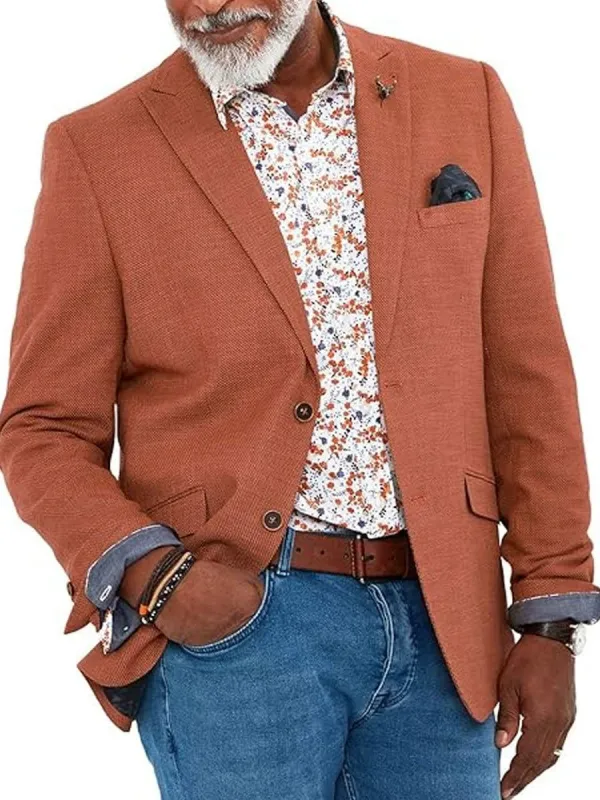Casual Collar Coat Jacket Slim Button Small Suit Single Jacket made by ChicSew