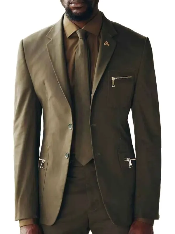 Casual Collar Coat Jacket Slim Button Small Suit Single Jacket made by ChicSew