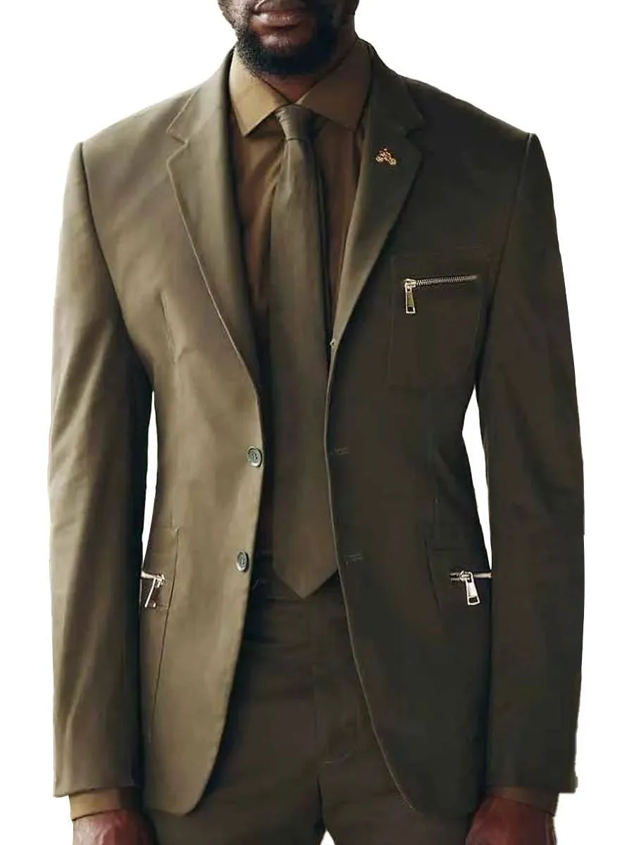 Casual Collar Coat Jacket Slim Button Small Suit Single Jacket sold by ChicSew