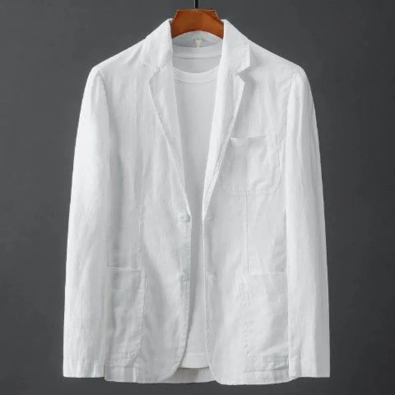 Leisure Men's Long Sleeve Lapel Pocket Business Suit Coat sold by ChicSew product image thumbnail 4