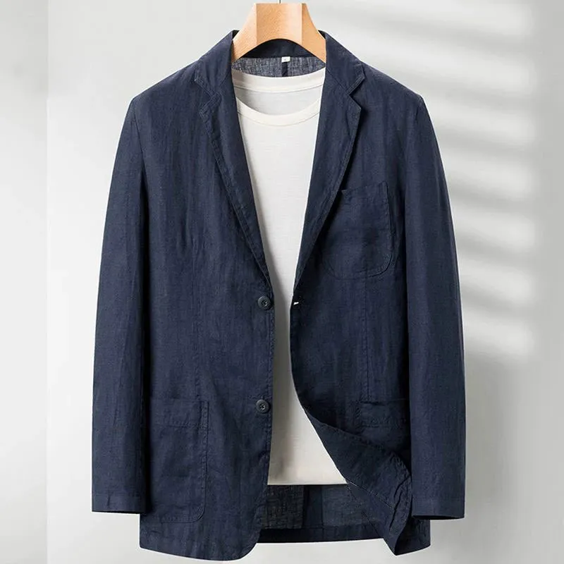 Leisure Men's Long Sleeve Lapel Pocket Business Suit Coat sold by ChicSew product image thumbnail 3