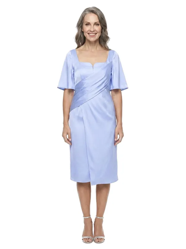 womens short formal dresses Garden Embroidery Short Evening Dress with Jacket Ankle Length SF237, Same as picture / 6