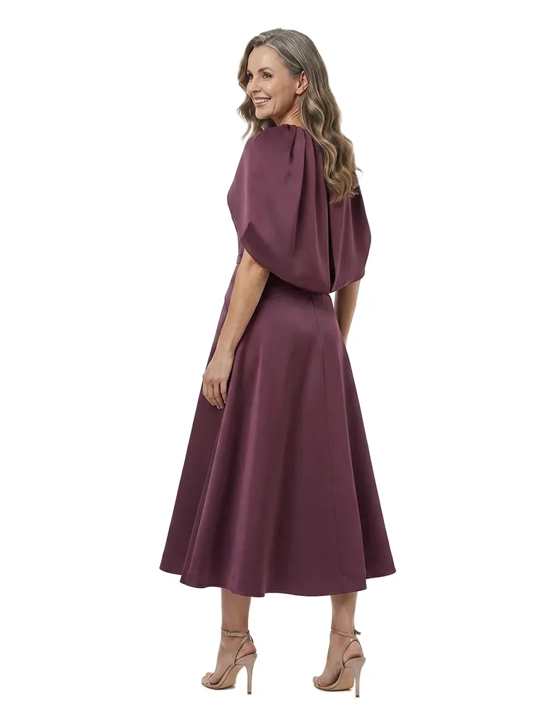 ChicSew Jewel Cape Sleeve A-Line Tea Length Mother Of The Bride Dresses sold by ChicSew product image thumbnail 3