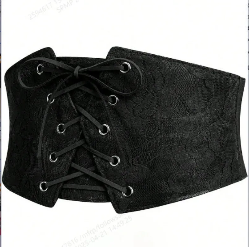 Retro Lace Embroidered Girdle made by ChicSew