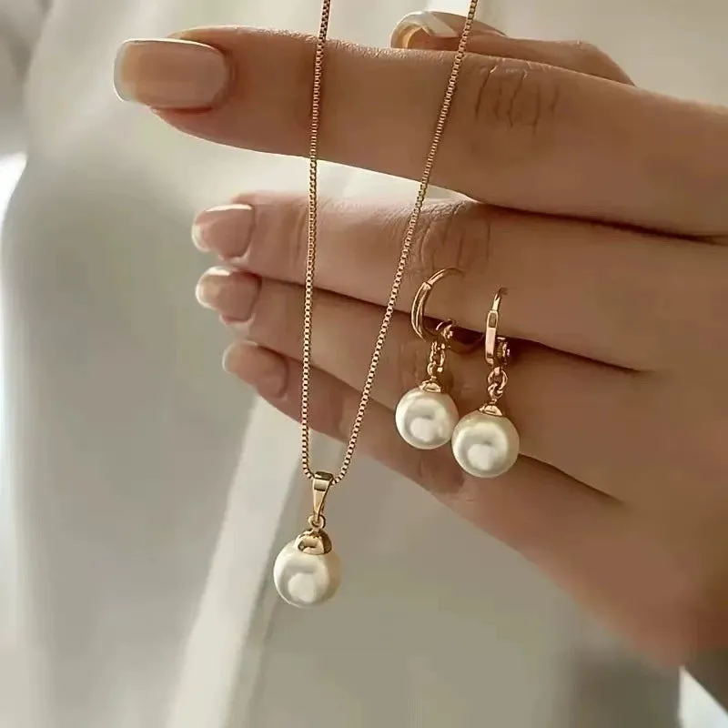 Flash Diamond Tassel Luxury Dress Accessories Dinner Clavicle Necklace Earring made by ChicSew