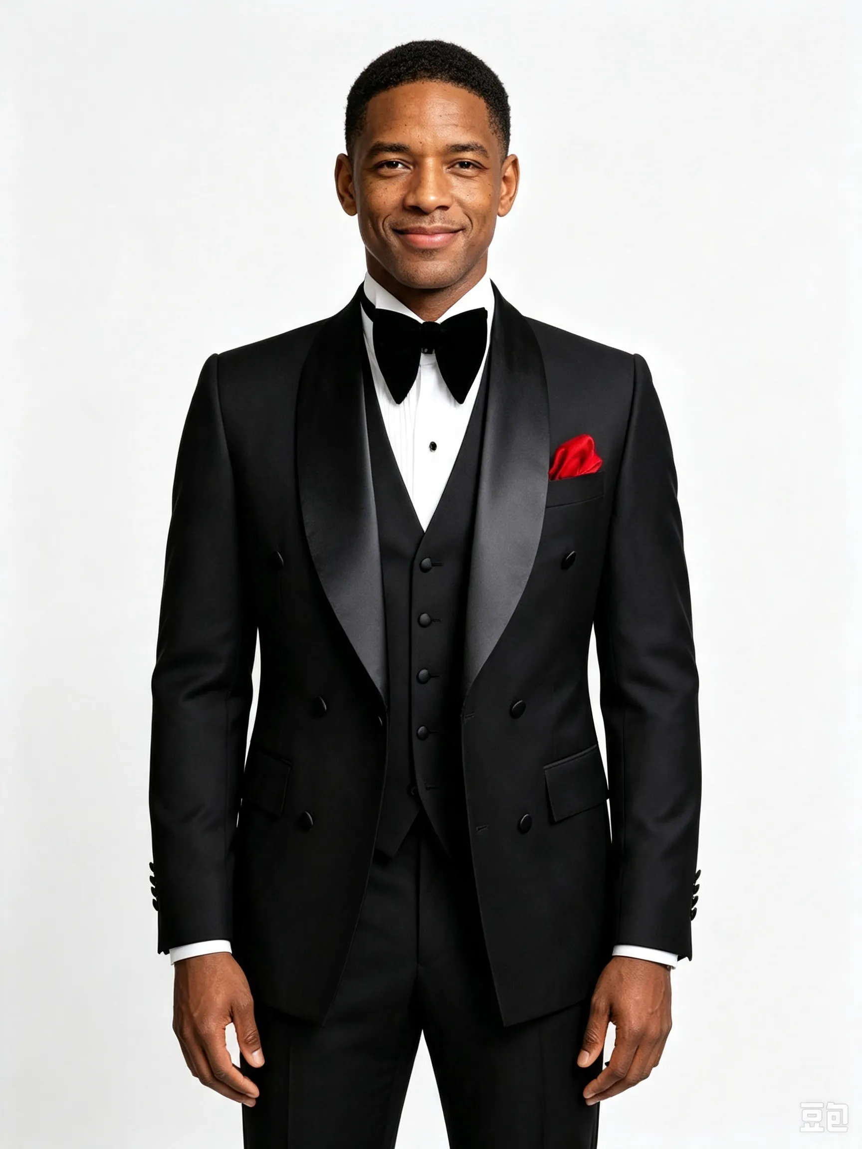 Classic 2 Piece Black Men's Suit with Regular Fit and Sophisticated Peak Lapel sold by ChicSew