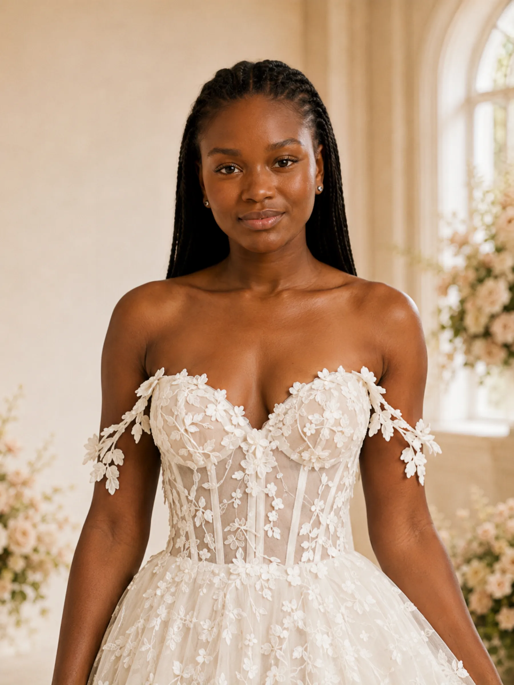 ChicSew Romantic A-Line Off The Shoulder Boning Lace Maxi Wedding Dress sold by ChicSew product image thumbnail 2