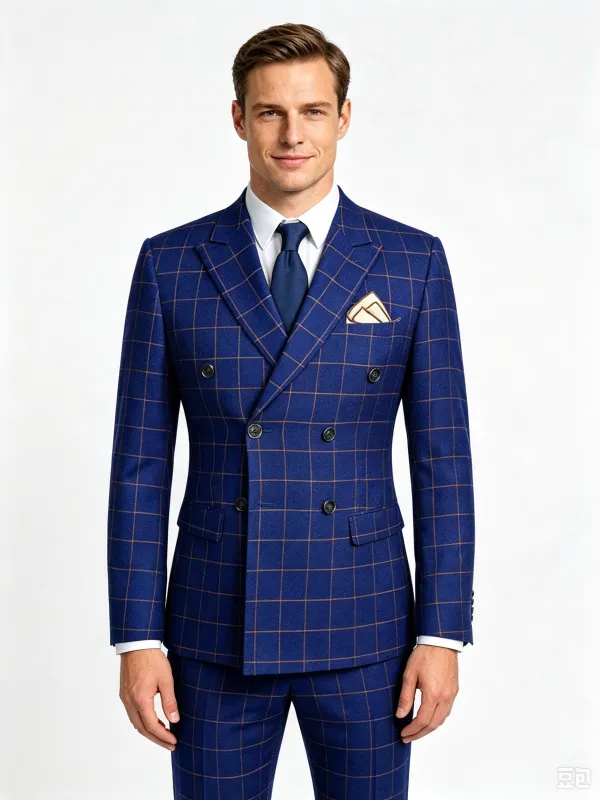 Classic 2 Piece White Men's Suit with Regular Fit and Sophisticated Peak Lapel made by ChicSew